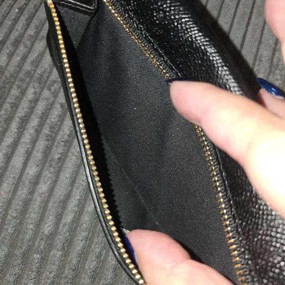 Euc Coach Envelope Snap Wallet Black - Picture 3 of 6
